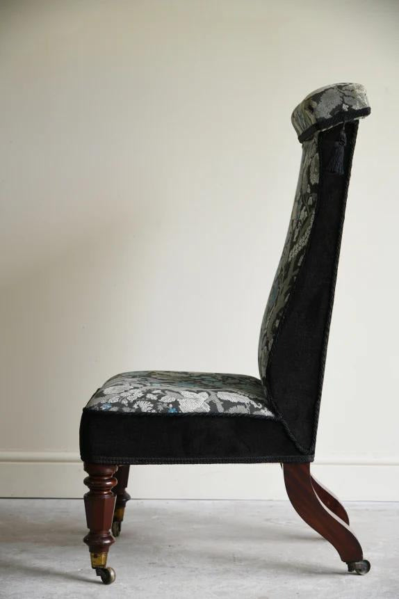 Victorian Prie Dieu Bedroom Chair